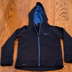 Nike Black and Blue Dri-FIT Jacket